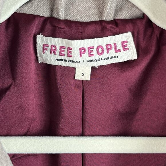 Free People Hannah Slouchy Oversized Coat Womens S Camel Soft Quiet Luxury - Picture 9 of 15